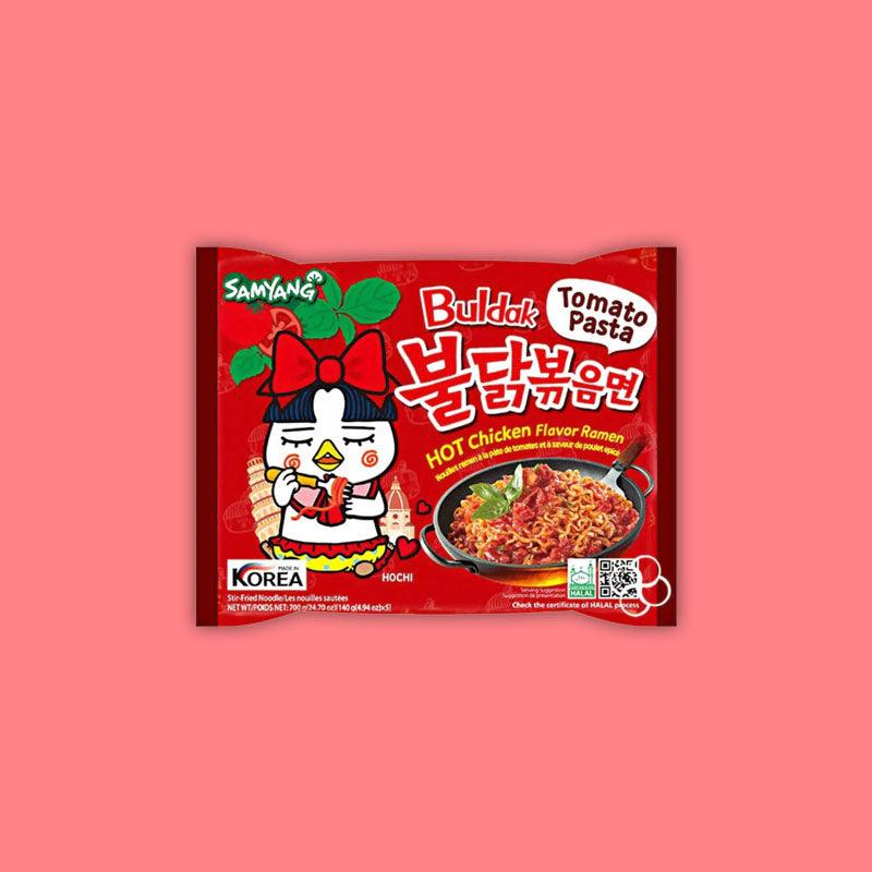 Buldak Ramen Stir Fried Hot Chicken Tomato Pasta 140g (Korea)