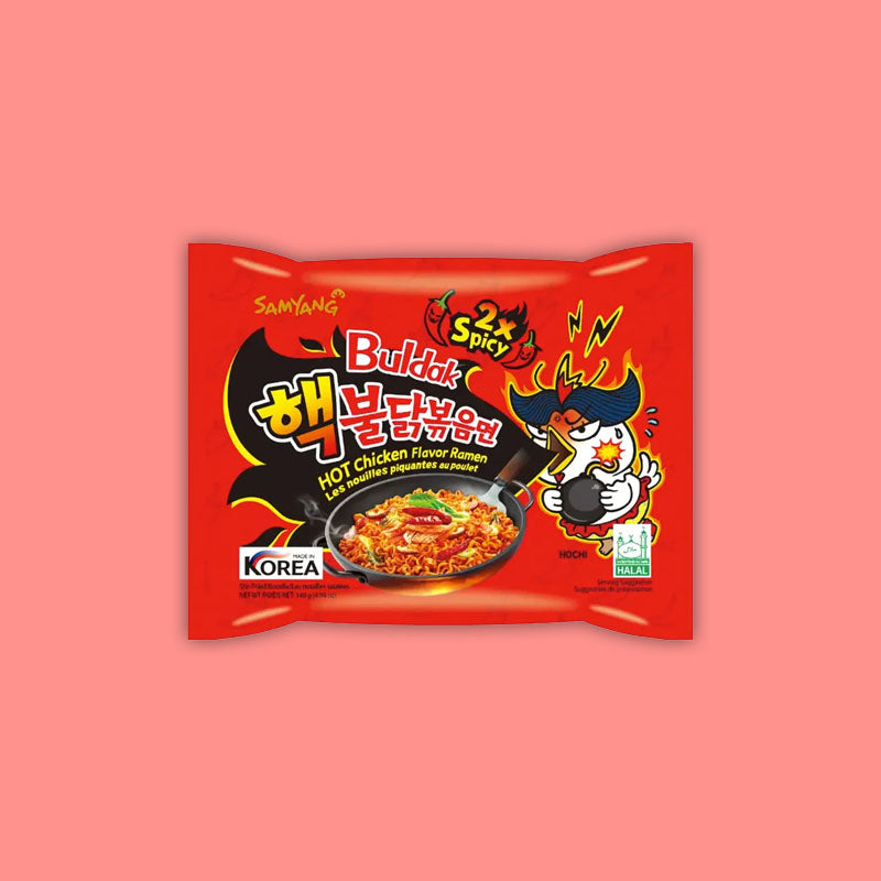 Buldak Ramen Stir-Fried Hot Chicken 2x Spicy 140g (Korea)