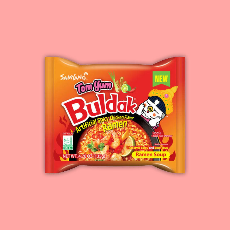 Buldak Ramen Stir-Fried Hot Chicken Spicy Tomyum 135g (Korea)