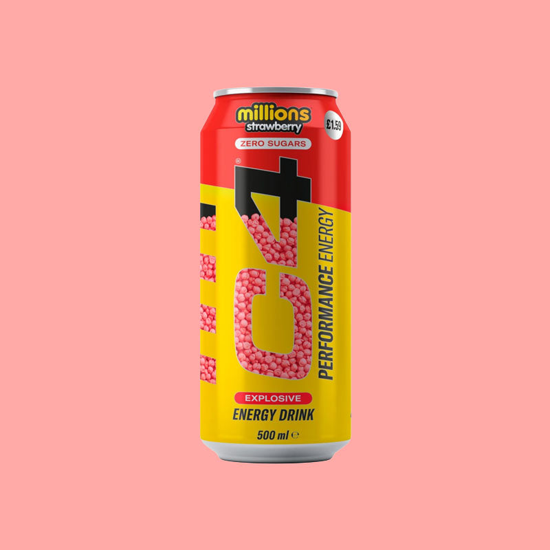 C4 Energy Millions Strawberry Explosive 500ml (UK)