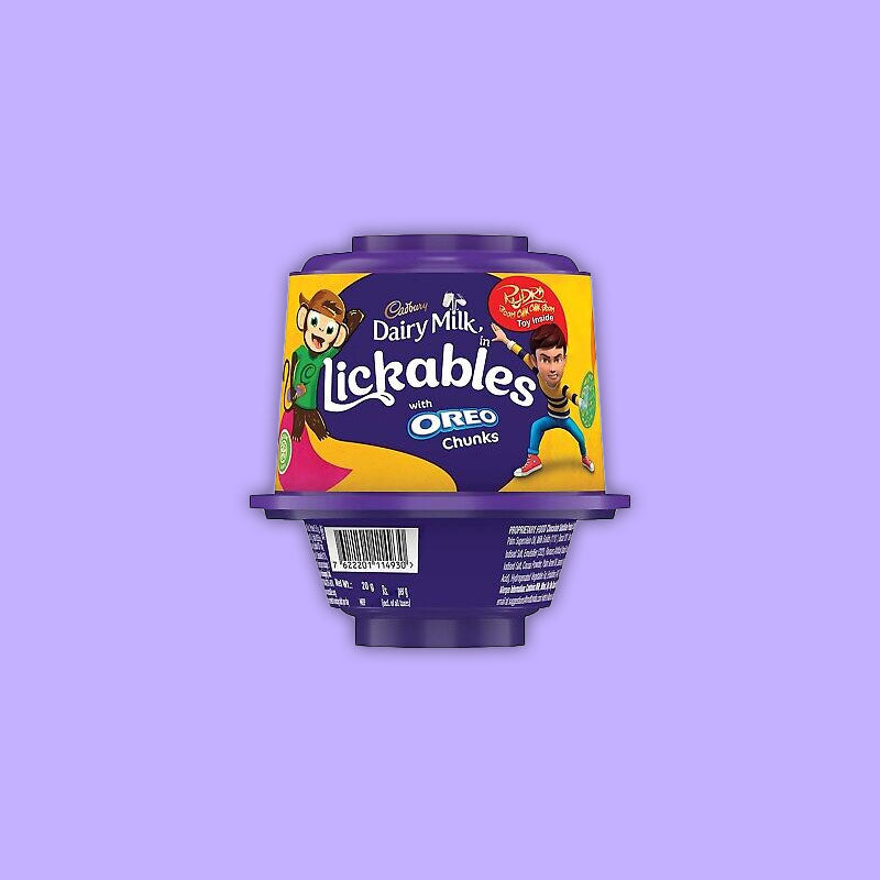 Cadbury Lickables with Oreo Chunks 20g (India)