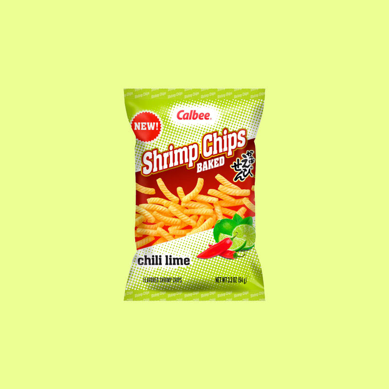 Calbee Shrimp Chips Chili Lime 3.3oz (Japan)