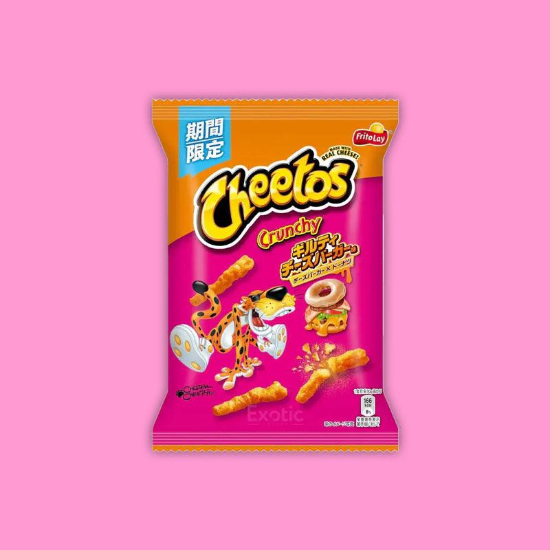 Cheetos Crunchy Guilty Doughnut Cheeseburger 65g (Japan)