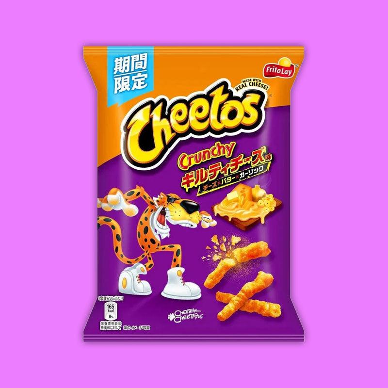 Cheetos Crunchy Guilty Cheese, Butter, and Garlic 65g (Japan)