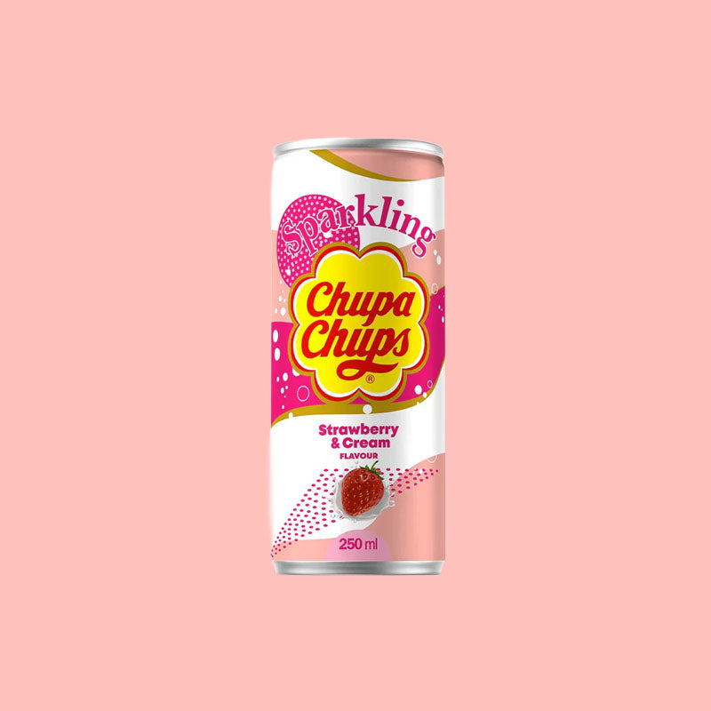 Chupa Chups Sparkling Strawberry Cream 250ml (Korea)