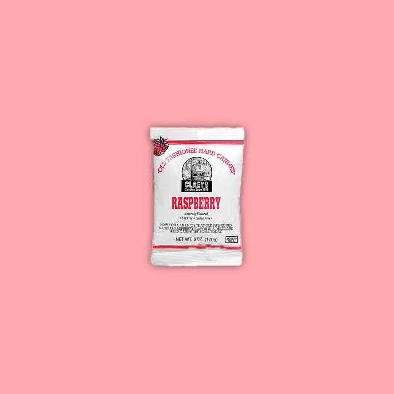 Claeys Old Fashion Hard Candy - Raspberry 6oz (USA)
