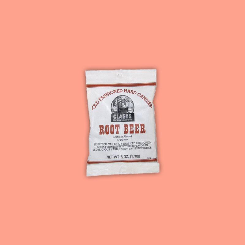 Claeys Old Fashion Hard Candy - Root Beer 6oz (USA)