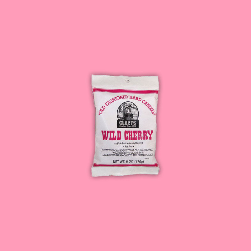 Claeys Old Fashion Hard Candy - Wild Cherry 6oz (USA)