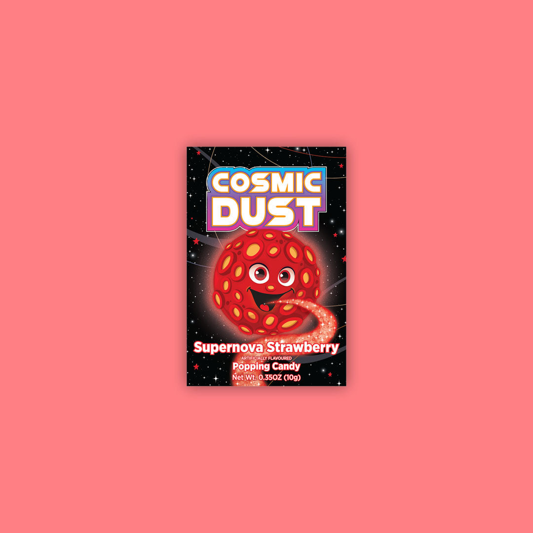 Cosmic Dust Supernova Strawberry Popping Candy .35oz (China)