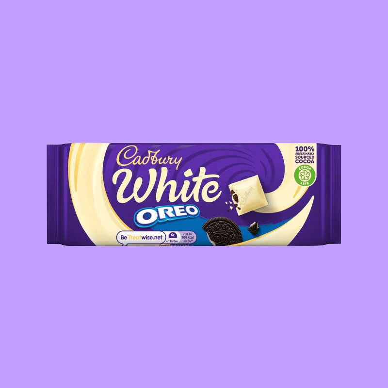 Cadbury Oreo White Chocolate Bar 120g (UK)