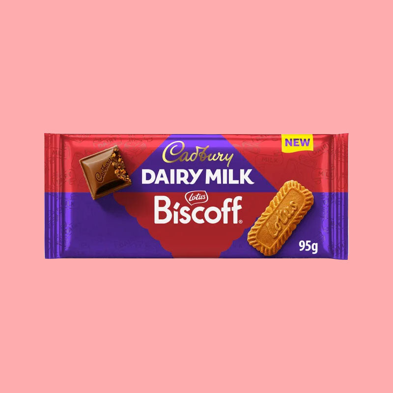 Cadbury Dairy Milk Lotus Biscoff Bar 95g (UK)