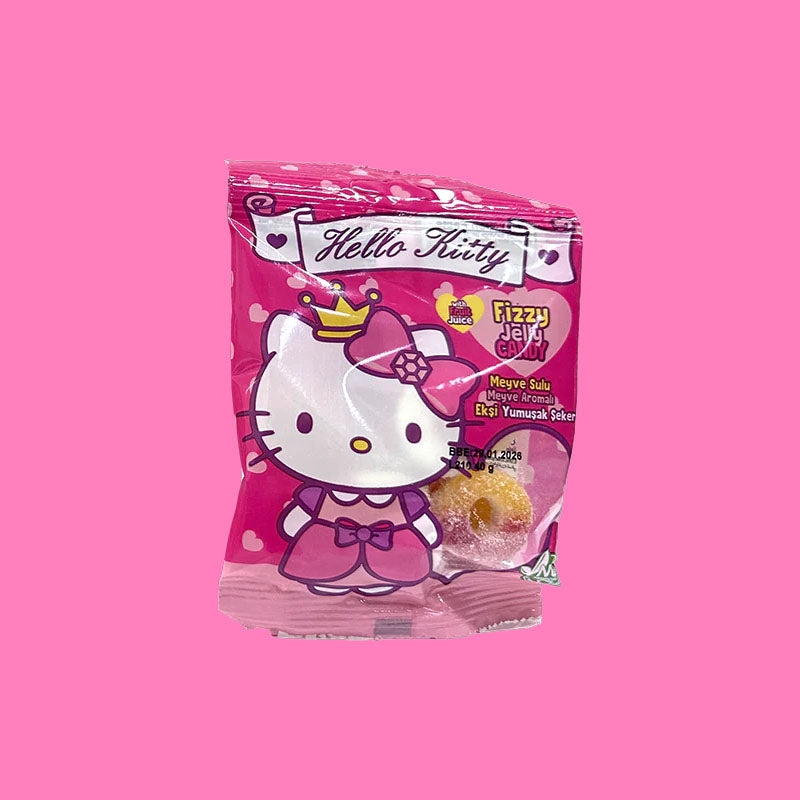 Hello Kitty Fizzy Jelly Candy Rings 40g (Turkey)