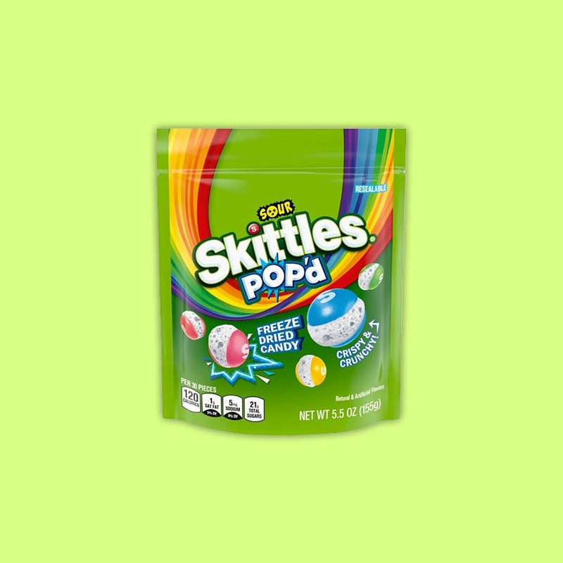 Skittles POP'd Sour Freeze Dried 5.5oz (USA)