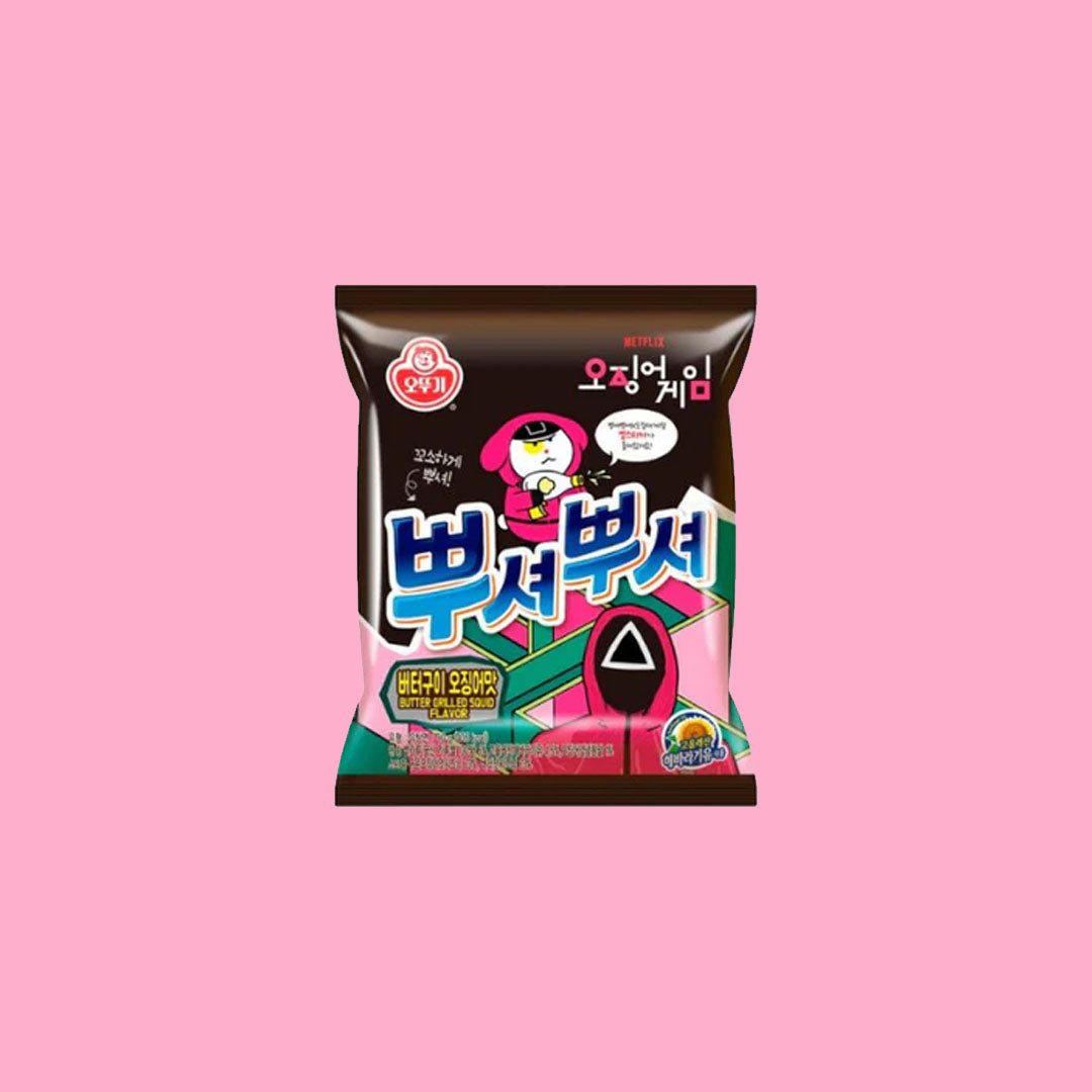 Squid Game Ramen Ppushu Butter Grilled Squid 90g (Korea)