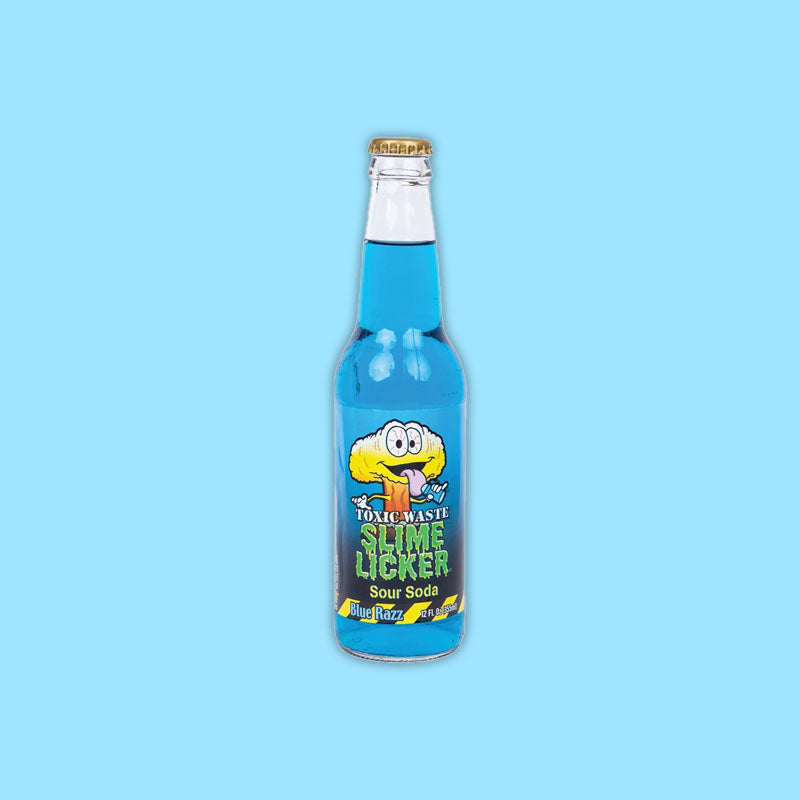 Toxic Waste Slime Licker Soda Blue Razz 12oz (USA)