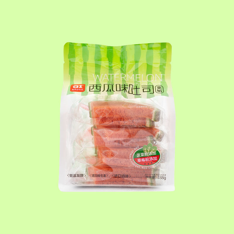 A1 Stuffed Watermelon Flavored Toast 188g (China)