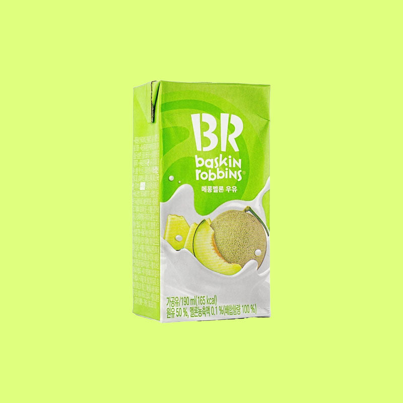 Baskin Robbins Flavored Milk Melon 6.42oz (Korea)