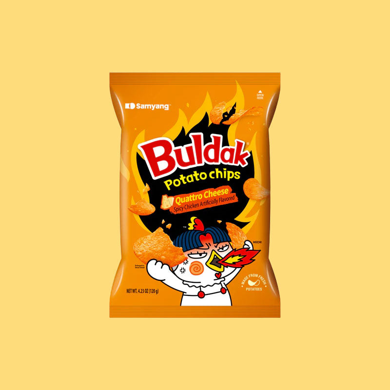 Buldak Chips Quattro Cheese 120g (Korea)