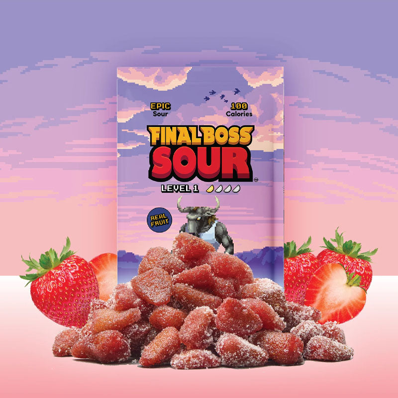 Final Boss Sour | Strawberry | Level 1 (30g)