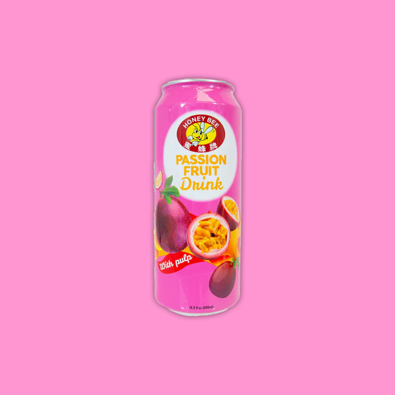 Honey Bee Passion Fruit Drink w/ Pulp 500ml (Vietnam)