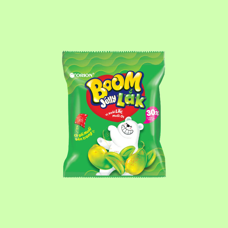Orion Boom Jelly Gummy Lak Chili Salted Mango 50g (Vietnam)