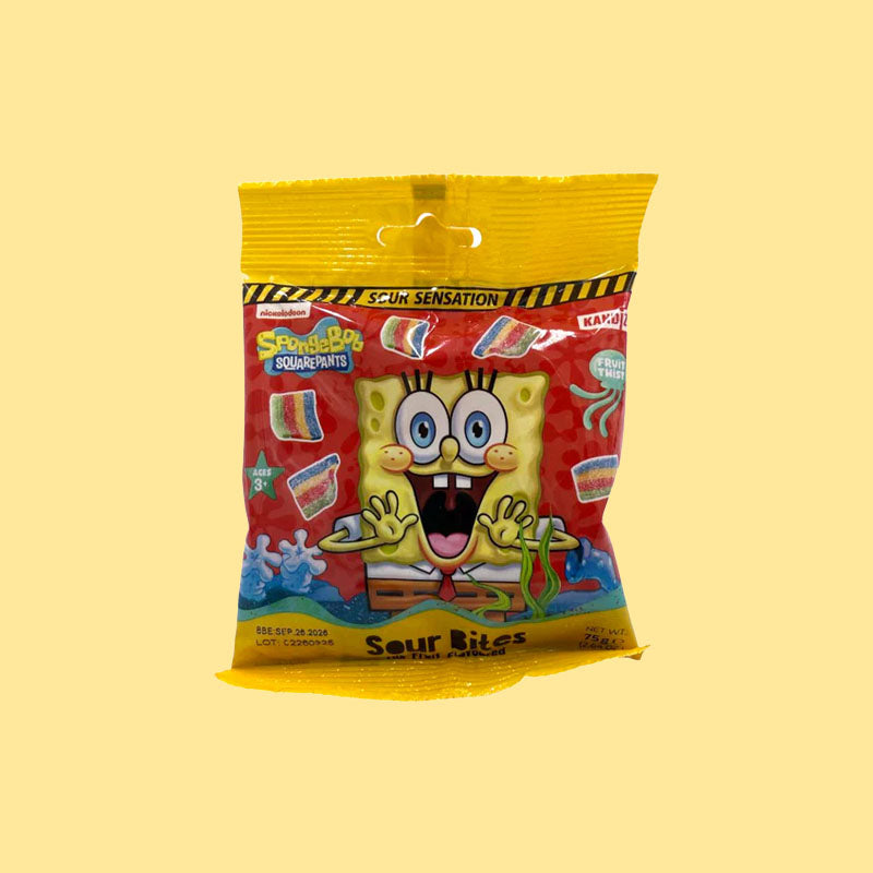 Spongebob Sour Bites 75g (Turkey)