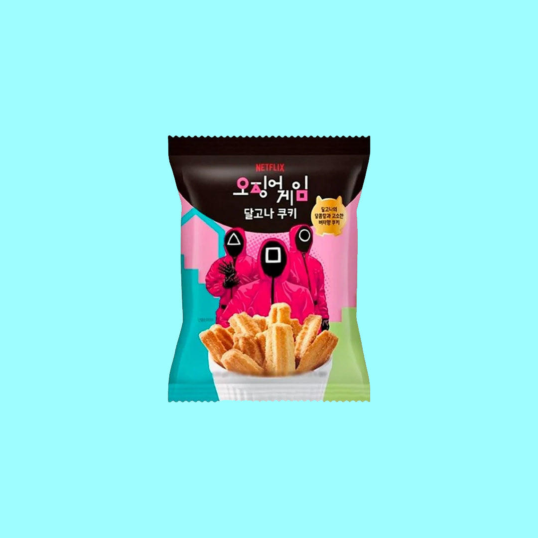 Squid Game Dalgona Churro Cookies 120g (Korea)