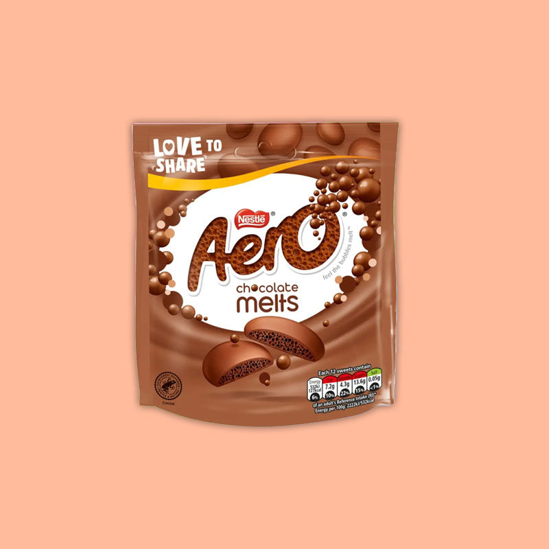 Aero Melts Milk Chocolate 92g (UK)