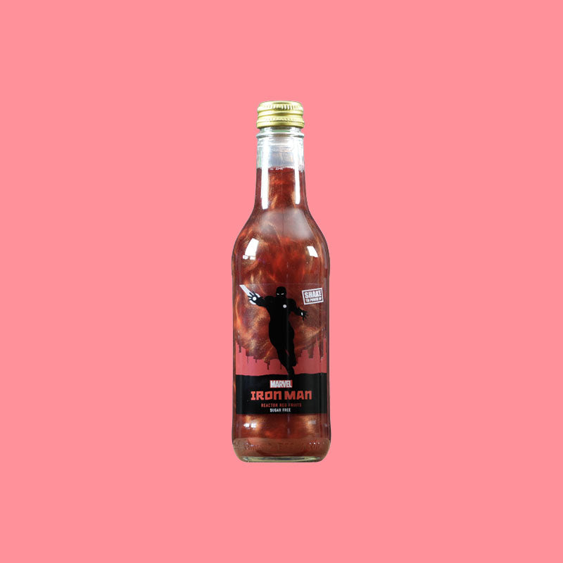 Marvel Glitter Soda Iron Man Mixed Fruit 330ml (UK)
