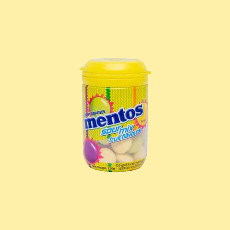 Mentos Dragees Sour Mixed Fruit (Korea)