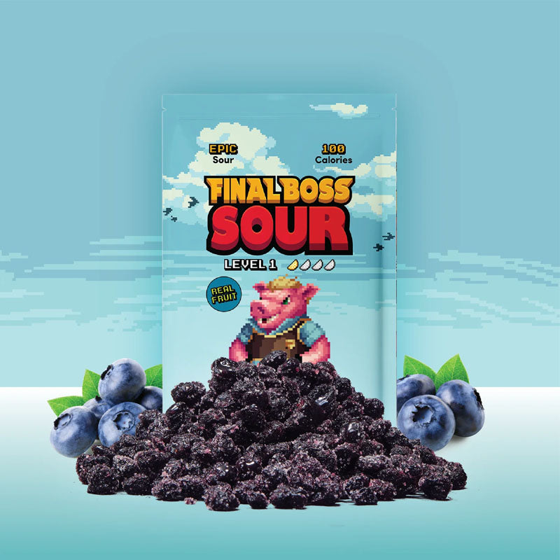 Final Boss Sour | Blueberry | Level 1 (30g)