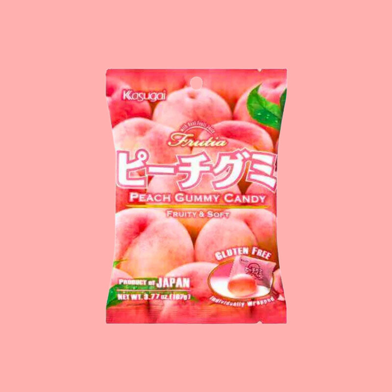 Kasugai Gummy Candy Peach 107g (Japan)