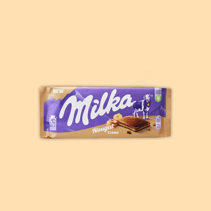 Milka Nougat Chocolate Bar (UK)