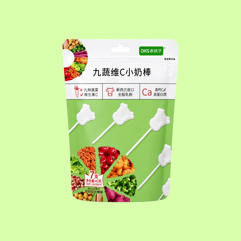 OML Vegetable Milk Stick Candy 42g (China)