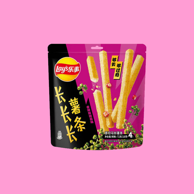 Lay's Long Fries Spicy Rattan Pepper 72g (China)