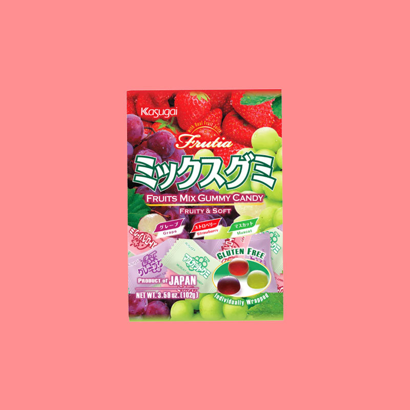 Kasugai Gummy Candy Mixed 102g (Japan)