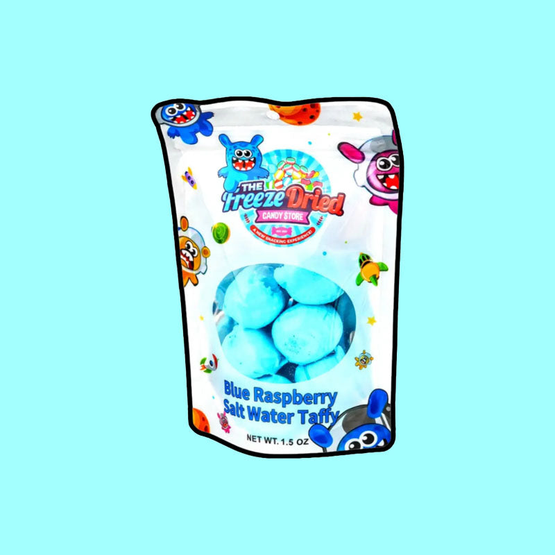 Freeze Dried - Blue Raspberry Salt Water Taffy 1.5oz
