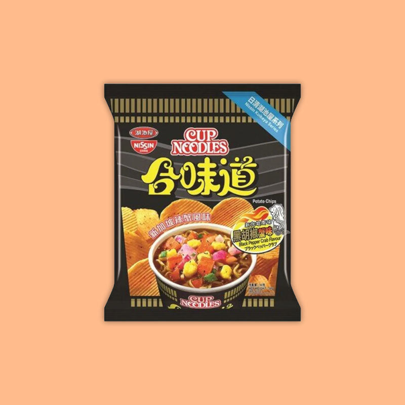 Nissin Cup Noodles Chips Black Pepper Crab 50g (Japan)