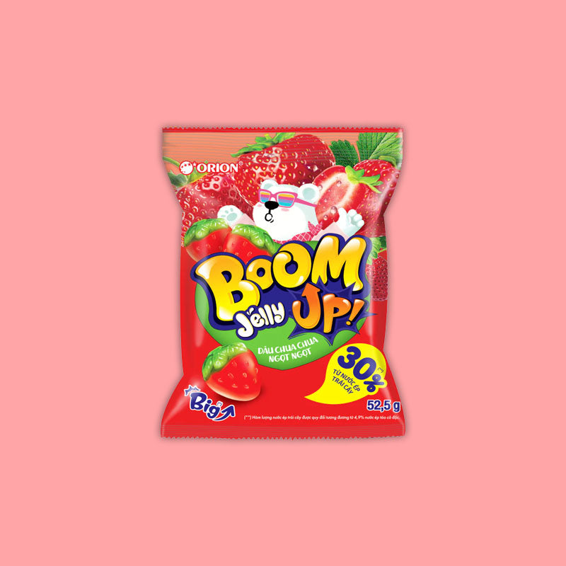 Orion Boom Jelly Gummy Strawberry 53g (Vietnam)