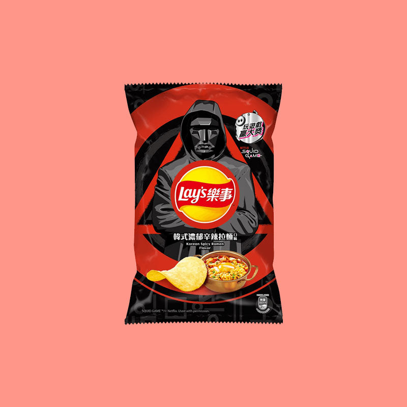 Lay's Squid Game Korean Spicy Ramen 60g (Taiwan)