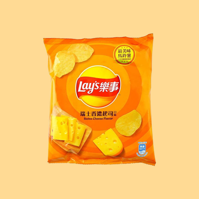 Lay's Swiss Cheese Flavor 34g (Taiwan)