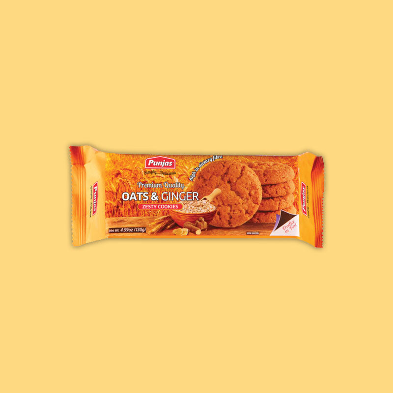 Punjas Oats & Ginger Cookies 130g (Fiji)