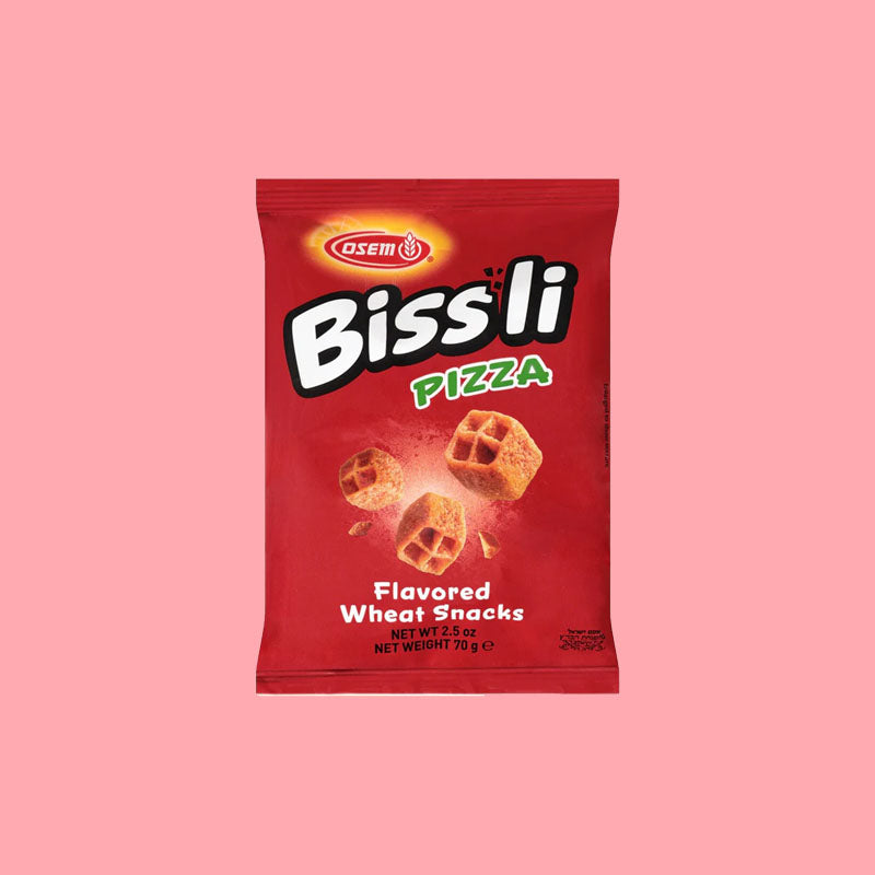 Osem Bissli Pizza Flavor Wheat Snacks 72g (Israel)