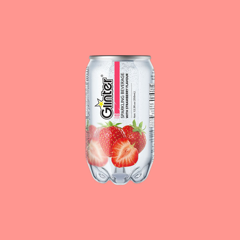 Glinter Sparkling Water Strawberry 350ml (Malaysia)