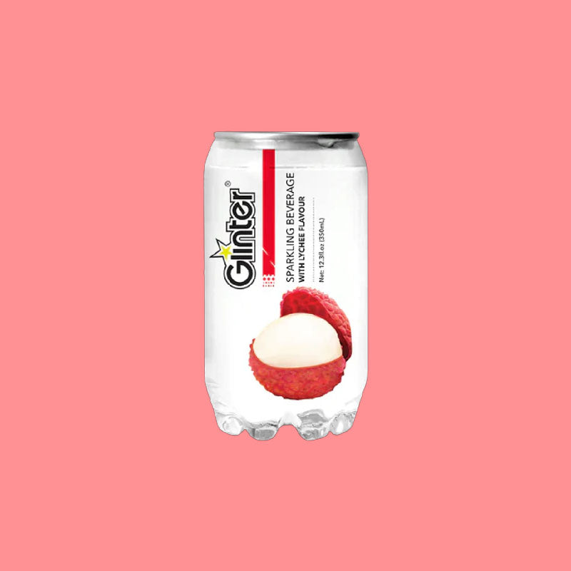 Glinter Sparkling Water Lychee 350ml (Malaysia)
