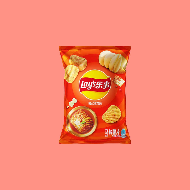 Lay's Deuxe Korean Kimchi 70g (China)