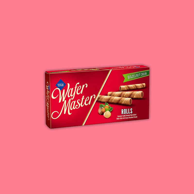 Cizmeki Time Master Wafer Hazelnut Rolls 65g (Turkey)