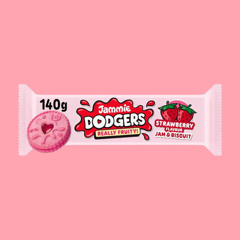 Jammie Dodgers Strawberry Filled Biscuits 140g (UK)