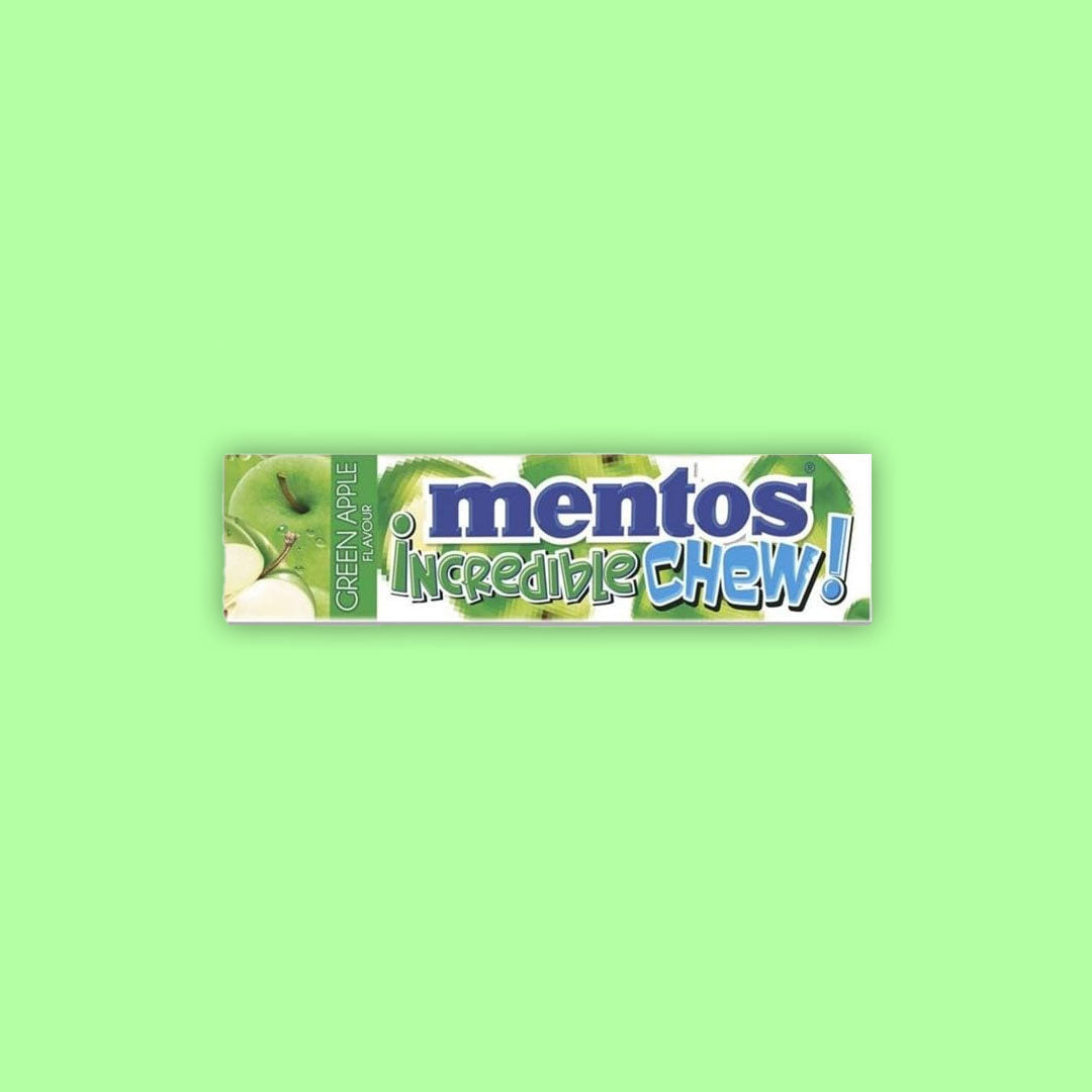 Mentos Incredible Chew Green Apple 45g (Vietnam)