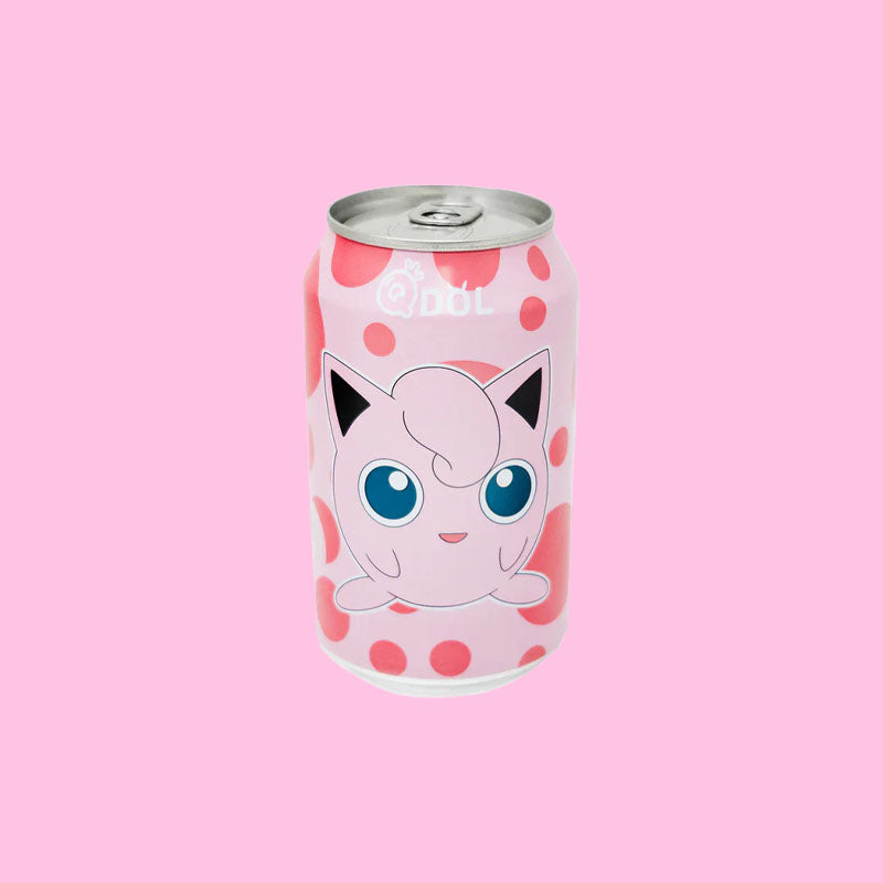 QDOL Pokemon Soda Jigglypuff White Peach 11.16oz (Korea)